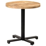 Cumpara ieftin Masa de bistro rotunda, &Oslash;70 x 75 cm, lemn de mango brut