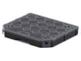 Container colectiv cu partiții neagră 284x243x40mm KISTENBERG TAGER 30