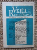REVISTA VIATA ROMANEASCA IANUARIE 1991 Nr. 1