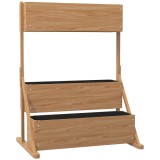 Outsunny Jardinieră pe picioare ridicată 3 niveluri cu inserții de irigare și fetru de drenaj din lemn pentru exterior | Aosom Romania