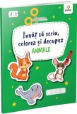 Invat sa scriu colorez si decupez. Animale, Gama