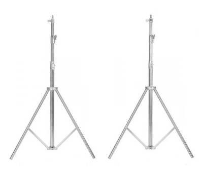 Set 2x Trepied stativ foto cu filet universal 1 4 si 3 8, inaltime maxima 285 cm, rezistenta maxima 10 kg foto