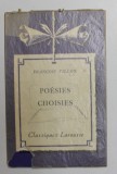 FRANCOIS VILLON - POESIES CHOISIES , 1960