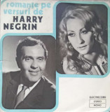Disc vinil, LP. Romanțe Pe Versuri De Harry Negrin-HARRY NEGRIN