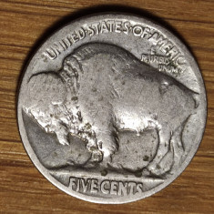 SUA USA 5 Cents 1936 "Buffalo Nickel" - moneda de colectie - Bizon / Indian