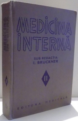 MEDICINA INTERNA de O. BRUCKNER , VOL II , 1980 foto