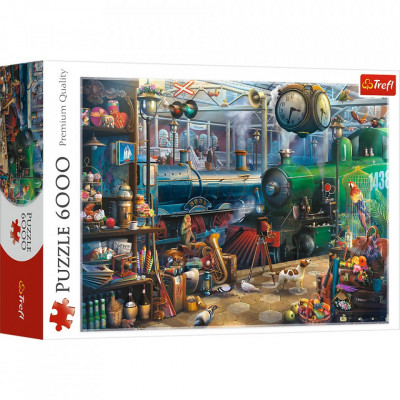 PUZZLE TREFL 6000 STATIA DE TREN foto