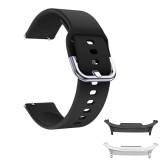Curea din silicon compatibila cu Samsung Galaxy Watch8 Classic 46mm, Pitch Black