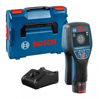 Bosch D-Tect 120 Detector, 120mm + 1 x Acumulator GBA 12V 2.0Ah + Incarcator rapid GAL 12V-40 Professional + L-Boxx 136 - 3165140780070 foto