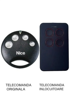 Telecomanda poarta garaj de 2 si 4 canale cod saritor 433.92MHz NICE SMILO SM4 compatibila cu originalul (842) foto