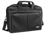 Laptop bag black polyester Usable dim: 365x40x245mm 14.1"