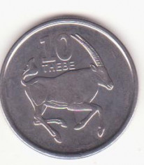 Botswana 10 thebe 2013 UNC - Oryx gazella - KM# 32, Schon# 33 foto