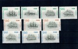 Chile 1975 - Vapoare, fregata Lautaro, serie incompleta neuzata