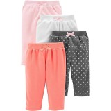 Set 4 pantaloni pentru fetite Simple Joys by Carter s baby-girls, Marimea 24M (24 luni) - OUTLET