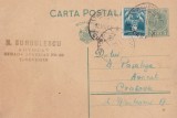 CARTE POSTALA CIRCULATA TR.SEVERIN - CRAIOVA 12 \ 13 NOV.1933, Printata