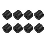 Spațiere din cauciuc anti-vibrații, 8 buc, 12 x 30 x 40 mm, Neopren &ndash; Negru