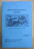 Phenomenological Inquiry (volumul 19)