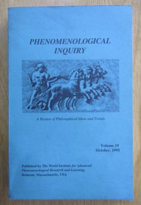Phenomenological Inquiry (volumul 19) foto