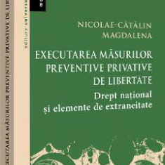 Executarea masurilor preventive privative de libertate - Nicolae-Catalin Magdalena