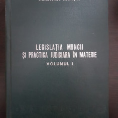 LEGISLATIA MUNCII SI PRACTICA JUDICIARA IN MATERIE Acte normative uzuale (vol I)