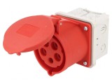 Conector alimentare AC trifazat 32A 400VAC IP44 Mamă