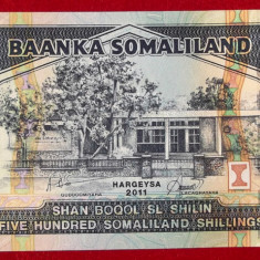 Somaliland 500 shillings 2011 UNC necirculata **