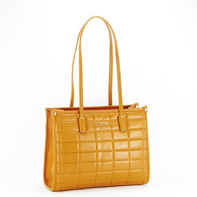 Geanta mustar cu imprimeu 6842-5 11