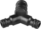 Conector 3 cai Strend Pro Garden MAX FLOW, reductie la 2x STANDARD