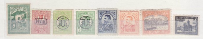 Romania Lot Lot timbre 1917 1918 etc