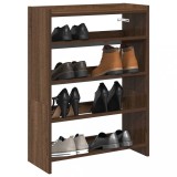 Pantofar, stejar maro, 60x25x81 cm, lemn prelucrat