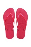 Havaianas slapi SLIM femei, culoarea roz, cu toc plat, 4000030.5241