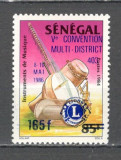 Senegal.1986 Congres Lions International-supr. MS.195, Nestampilat