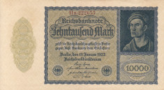 GERMANIA 10.000 marci 1922 VF+++!!! foto