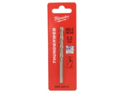 Burghiu Metal 5.5mm HSS-G Oțel Rapid foto