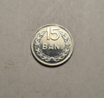 15 bani 1975 UNC Aluminiu foto