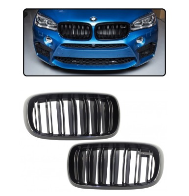 Grila dubla sport tuning BMW X5 F15 X6 F16 M-LOOK NOU foto