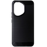 Husa tip capac spate Carbon silicon neagra pentru Honor 400