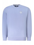 Bluza barbati, cu mini logo brodat, Regular fit, albastru (Marime: XL)