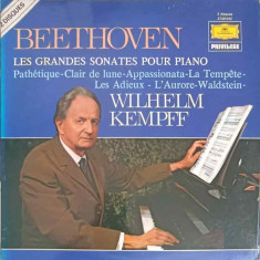 Disc vinil, LP. Les Grandes Sonates Pour Piano. SET 2 DISCURI VINIL-Beethoven, Wilhelm Kempff