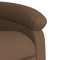 Fotoliu rabatabil, maro, material textil - 8