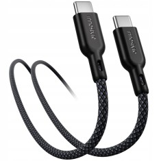 INNOSTYLE USB-C CABLU DE &Icirc;NCĂRCARE RAPIDĂ PENTRU IPHONE SAMSUNG USB TIP C 60W 2M