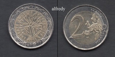 FRANTA 2017, 2 euro foto