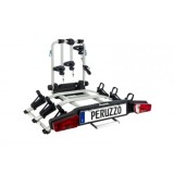 Suport pentru 3 biciclete electrice Peruzzo Zephyr 713/3E, pe carlig