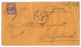 Italy 1879 Postal History Rare Cover Bergamo to Koflach D.137