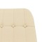 Scaun balansoar cu taburet, crem, material textil - 6