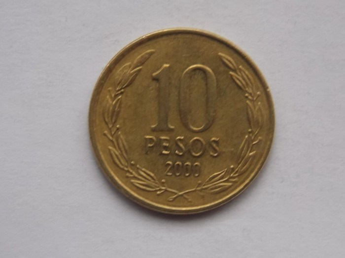 10 PESOS 2000 CHILE