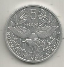 Moneda 5 francs 1983 - Noua Caledonie foto
