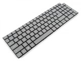 Tastatura Laptop, Dell, Inspiron 15 3511, 3515, 3525, 5510, 5515, 5518, 7510, (2021), iluminata, gri deschis, layout US