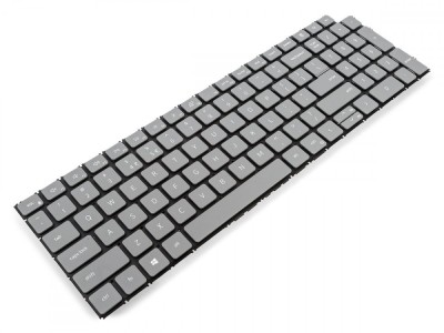 Tastatura Laptop, Dell, Vostro 7510, iluminata, gri deschis, layout US foto