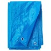 Prelata Protectie Impermeabila 5x6m, UV, Grindina, 80gr/mp, Polietilena, Inele Aluminiu, Husa Auto, Barca, Remorca